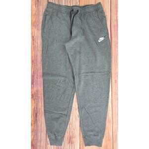 Nike Mens Gray Jogger Sweatpants Size Medium Cotton Blend